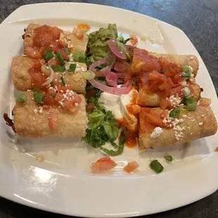 Taquitos Rancheros (chicken)