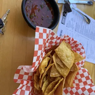 Awesome chips and salsa