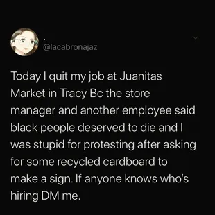 Aint supporting no store ran buy small minded people