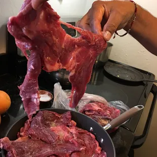 Arrachera o desperdicio por $8