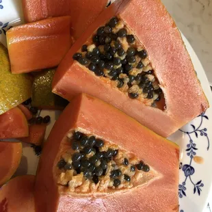 Fresh and sweet papaya