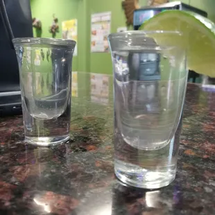 Having a drink with a friend