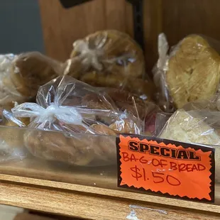 Bag of bread special