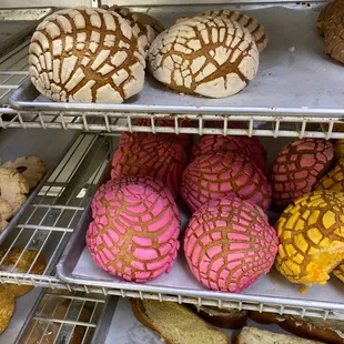 Conchas Mexican sweet bread