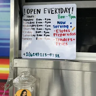 NOW OPEN EVERYDAY 8am-9pm!
Our new number is +1(629)212-9732
Contact us with any questions or to place an order!!!