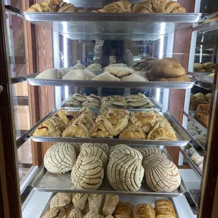 a variety of baked goods