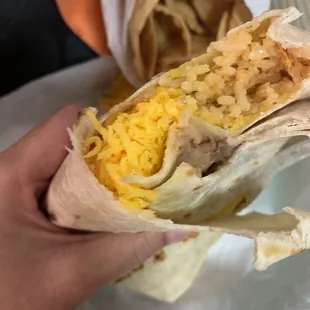 Bean and Cheese Burrito