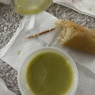 Toothpick in taquito