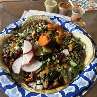 Tacos asada y al pastor