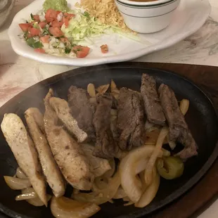 Mixed fajitas with charro beans $19