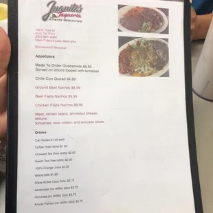 Cover menu