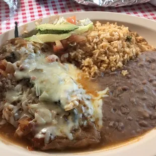 Chili rellenos is a must try.