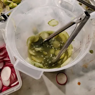 Pickled cucumber - spicy