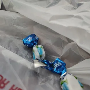 Candies in my to go order