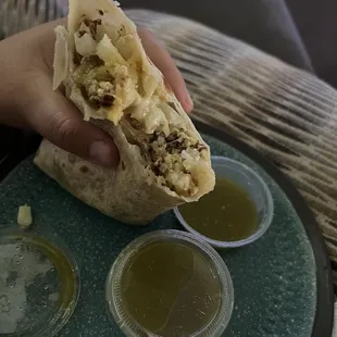 Sausage Breakfast Burrito