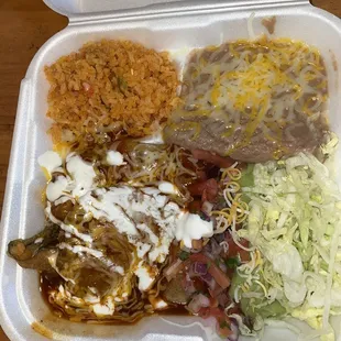 12. Two Chiles Rellenos Combo Plate