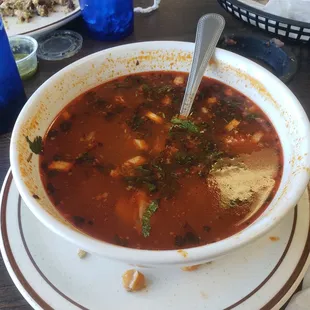 a bowl of soup