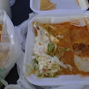 Nasty Carnita Enchiladas