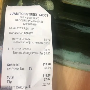 Nope! Food not worth feeling like you got ripped off...