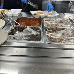 a chef preparing food
