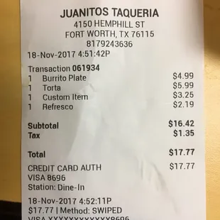 What is this, &quot;custom item&quot; charge?