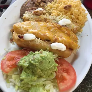 Chicken Enchilada Plate