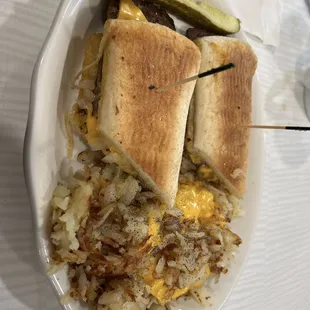 Country farm steak sandwich