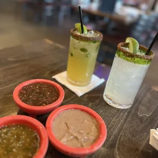 Skinny Margarita and Jalapeño Margarita