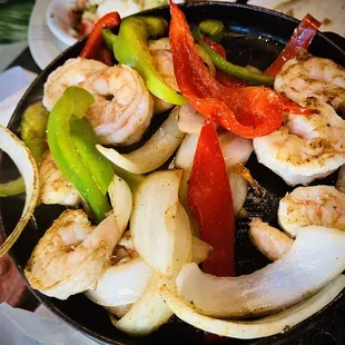 Shrimp Fajitas
