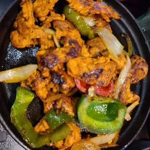 Chicken fajitas