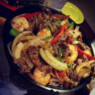 Juan&apos;s signature Flaming Fajitas Combo for two!