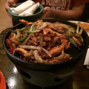 Flamin fajitas
