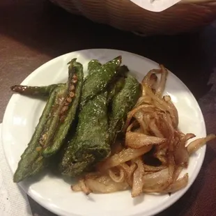 You know a restaurant is going to be good when your chips, salsa, and beans are accompanied with these!