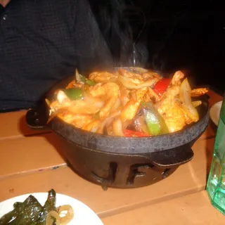 Chicken Fajitas For One