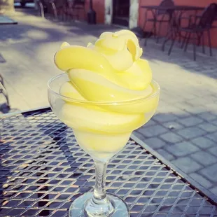 Mango Pineapple margarita soft serve!