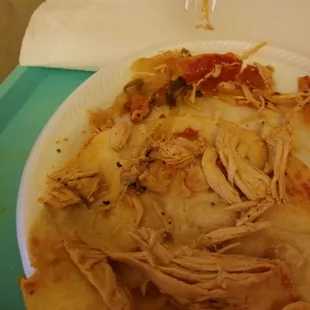 NOT plain shredded chicken.