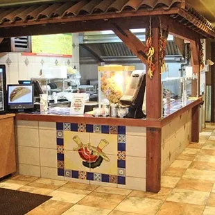 Juan&apos;s Grill ordering counter