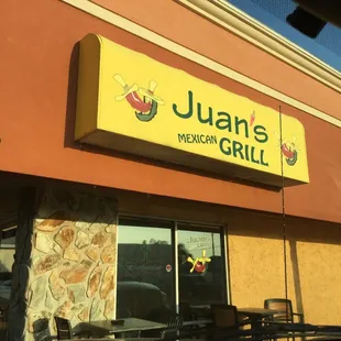 The sign obviously.