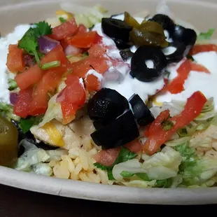 Burrito bowl.