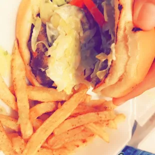 Best Mexican Hamburger in The Rio Grande Valley. Grilled buns aguacate  ham  cheese mustard lettuce tomato.  (Curbside available)