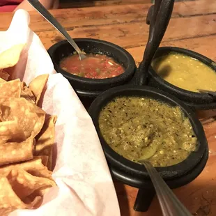 Chips and salsa to start