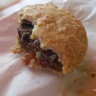 Delicious gordita de fajita