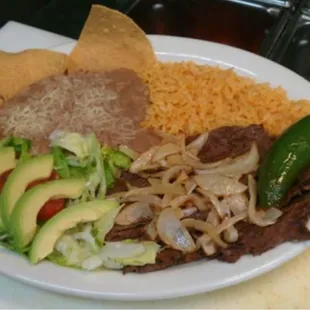 Carne Asada Plate