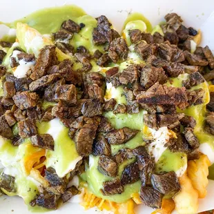Carne asada fries - very good!