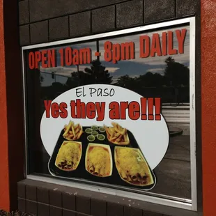 outside, tacos