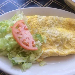 Carbless omelette