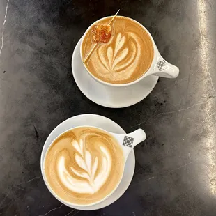 Campfire Mocha, Sea Salt Caramel Latte