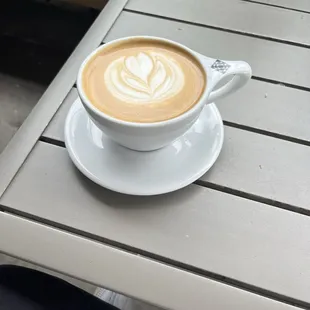 Vanilla latte hot