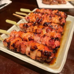 Chicken skewers