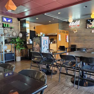 the interior of a restaurant